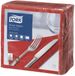 Tork 478752 dinnerservet advanced rood 39x39 cm 2-laags 1800 stuks