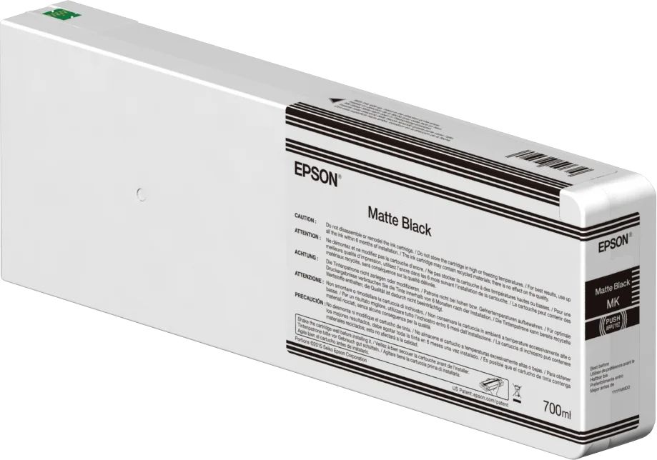 Epson T55K8 - 700 ml - matzwart - origineel - inktcartridge