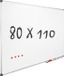 Vivol IVOL Whiteboard 80x110cm - Magnetisch - Gelakt staal - Met montagemateriaal