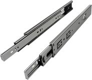 SOTECH 1 paar Volledig uittrekbare ladegeleiders KV2-35-H45-L750-SE met zelfsluitende inrichting Lengte 750 mm Hoogte 45 mm Belastbaar tot 35 kg