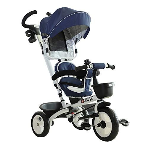 Driewieler voor kinderen Momi 4 in 1 Solivia met telescopisch stuur, 5