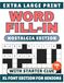 Extra Large Print Word Fill-In Puzzle Book