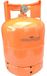 Eurocamping Srl Bouteille de gaz GPL, Rechargeable, 5 kg, 12 Litres, Diamètre 24 cm, Hauteur 43 cm