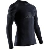 X-Bionic Invent 4.0 Thermoshirt Lange Mouwen Heren Zwart/Antraciet - Maat XL