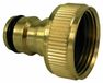 Laiton Raccord Robinet Raccord 1 pouce – Connexion Universelle Tuyau d'Arrosage, Résistant à la Corrosion