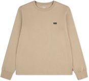 Levi's Kids Graphic T-shirt Met Lange Mouwen Beige 16 Years Jongen