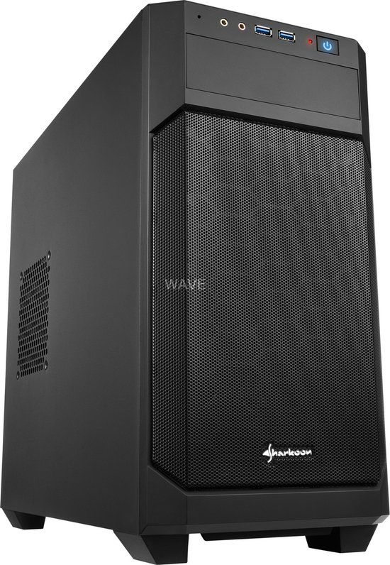 Sharkoon V1000 - Computerbehuizing - Zwart