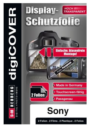 DigiCover B3204 Screen Protector for Sony DSC-HX200 - Transparent - 2-pack
