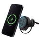 Mobilize Autohouder | Magnetische Qi2.2 Telefoonhouder Auto Ventilatierooster | Compatibel met MagSafe | Draadloos Opladen 25W | 1 Meter Uitrekbare USB-C Kabel | Zwart