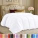 Utopia Bedding Dekbedden voor tweepersoons bedden van 193 cm breed (King), dekbed voor alle seizoenen, alternatief voor dons, gestikt in box-stijl, dekbed met hoeklussen, machinewasbaar (wit)