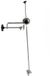 Pike N Bass Support de mât réglable pour transducteur 1 m Noir