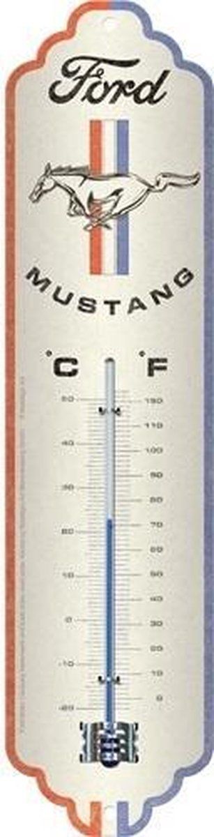 Nostalgic Art Thermometer - Ford Mustang