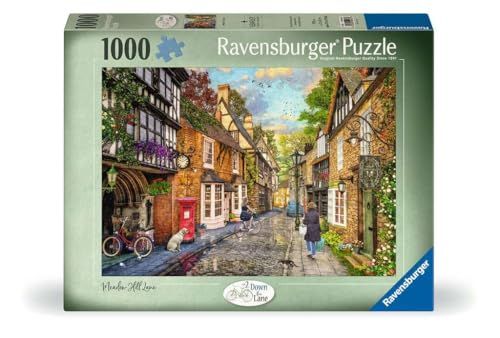 Ravensburger Puzzle 2D 1000 elementów: Meadow Hill Lane, Nowy design, New Version