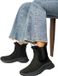 Super Mode Hoge sneakers met ritssluiting zwart
