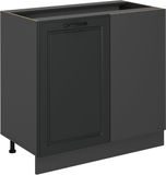 Vicco R-Line Hoekkast – 86 cm sans plan de travail Anthracite style champêtre
