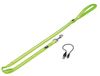 NOBBY 80757-24 FLASH MESH hondenriem, maat M, L 120 cm, breedte 25 mm, neongeel