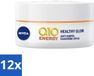 NIVEA Q10 Energie Dagcrème Anti-Rimpelcrème SPF 15 met Vitamine C & Q10 voor normale en vermoeide huid - 12 x 50 ml