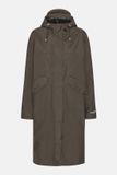 ILSE JACOBSEN Lange Softshell Regenjas DAYBREAK03 Vrouwen Wren Polyester