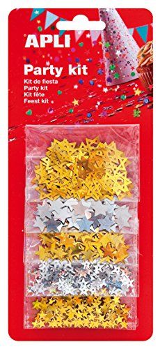 Apli Kids APLI 13823 - Star confetti diverse kleuren 2 g 5 u.