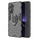 Xiaomi Coque Hybride Redmi Turbo 4 avec Support Bague - Noire