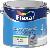 FLEXA Easycare Muurverf - Badkamer - Mat - Wit Kers - 2,5 liter