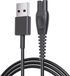 GO SOLID! Câble de chargement Noir pour Philips OneBlade QP2724, QP2834, QP1324, MG5910, MG7910, MG9510, X5006