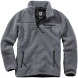 Brandit Teddyfleece Troyer Sweater/trui - 4XL - Grijs