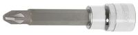 KS Tools 918.1688 1/2" CHROMEplus Bit-dopsleutel, lang, PZ1