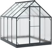 vidaXL Tuinkas Aluminium Anthraciet 183,5 x 243,5 x 207 cm