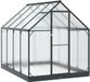 vidaXL Tuinkas Aluminium Anthraciet 183,5 x 243,5 x 207 cm