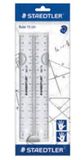 Staedtler 562 152 PB liniaal 150 mm Kunststof Transparant 2 stuk(s)