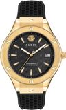 Philipp Plein Plein Underdog PWUFA0225 Horloge - Siliconen - Zwart - Ø 44 mm