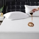 Tastelife Waterdichte matrasbeschermer (hoeslaken 8" - 21" diepe zak) (Queen, wit)