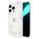 Kate Spade New York iPhone 16 Pro-hoesje - compatibel met MagSafe - Designer telefoonhoesje - Stokroos crème bloemen