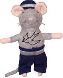 Bambolino Sam & Julia Het Muizenhuis Pluche knuffel Opa Zeeman - Speelgoed kinderen - 12 cm - Voor meisjes en jongens - Vanaf 1 jaar - Bambolino Toys