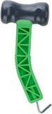 Camp Active Kampeer Hamer - Haringtrekker voor Haringen - Tenthamer en Haringhamer - Campinghamer voor Kampeer Accessoires en Tent Accessoires - Groen/Zwart