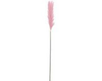 Mica Decorations Pluimgras losse steel/tak - roze - 104 cm