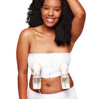 Medela Hands-Free Kolfbustier - Wit - Maat L