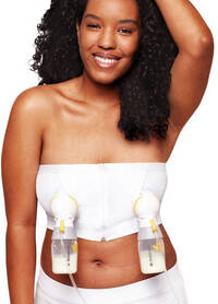 Medela Hands-Free Kolfbustier - Wit - Maat L