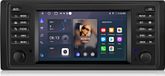 Junsun BMW 2+64GB 7-inch Android 15 autoradio met Carplay, geschikt voor 3-serie (E39) 1996-2003 / X5 (E53) 2000-2007. Inclusief GPS-navigatie, Bluetooth, Wi-Fi, stuurwielbediening, DAB+, USB en DSP en RDS
