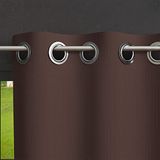 Zon d'Ocre, Rideau Black Out l Oogjes 135x250 cm Boheme Brun