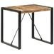 Maison Exclusive - Table à manger 80 x 80 x 75 cm en bois de manguier brut
