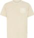 Blend BHKAYDEN GRAPHIC S/S TEE Heren T-shirt Katoen Korte mouw XL Bleached Sand
