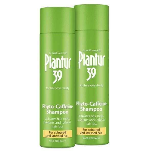 Plantur39 Plantur39 Fyto-Cafeïne-Shampoo | Speciaal voor Gekleurd en Beschadigd Haar | Voorkomt haaruitval tijdens de menopauze 500 ml Dames