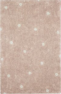 Lorena Canals Wasbaar Kinderkamer Vloerkleed Mini Dot Pink - 100x150cm