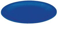 Olympia Kristallon bord 23cm blauw