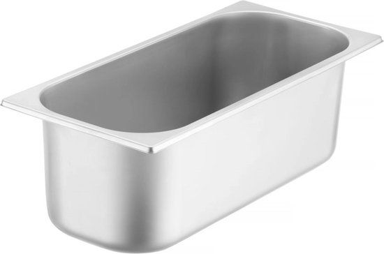 HENDI IJscontainer – roestvrij staal – 5 liter – 360x165x120 mm – vaatwasserbestendig