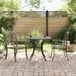 Maison Exclusive - Ensemble de 3 pièces pour bistrot en fonte d'aluminium couleur bronze