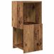 vidaXL Hoekkast 30,5x30x65cm Bewerkt Hout Oudhout