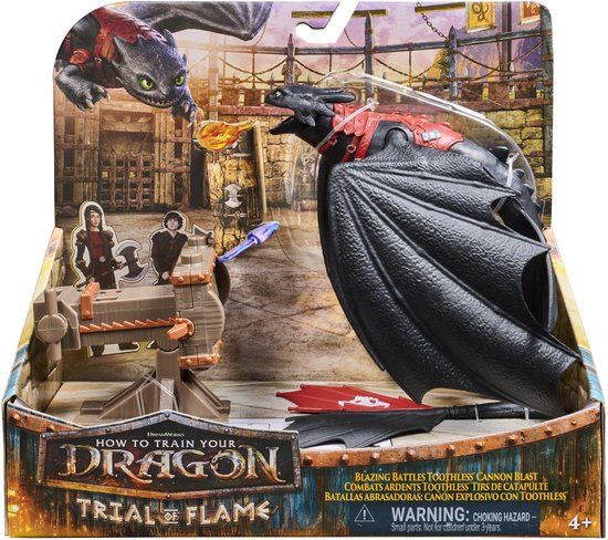 Dreamworks Dragons Hoe Tem Je Een Draak Tandloos Kanon Speelset Speelfigurenset